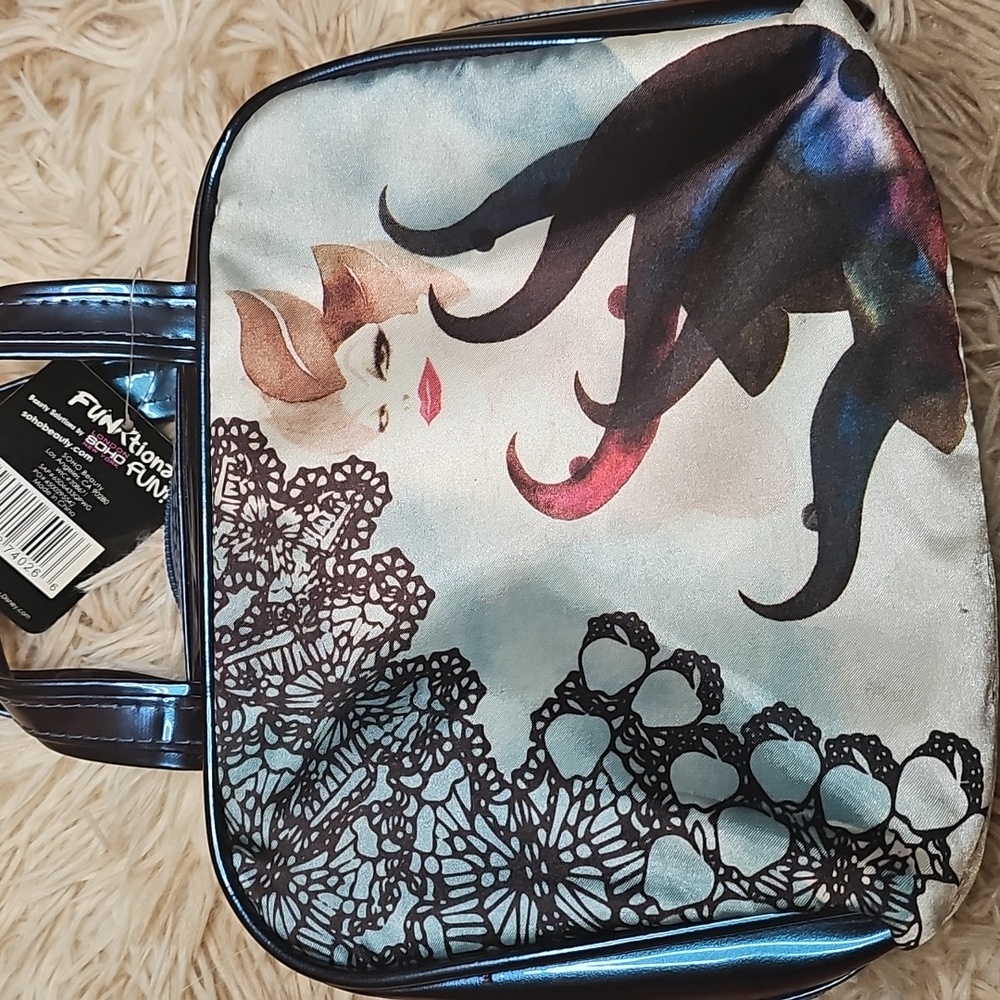 London SOHO Disney Little Mermaid Ursula Cosmetic Makeup Bag Nwt